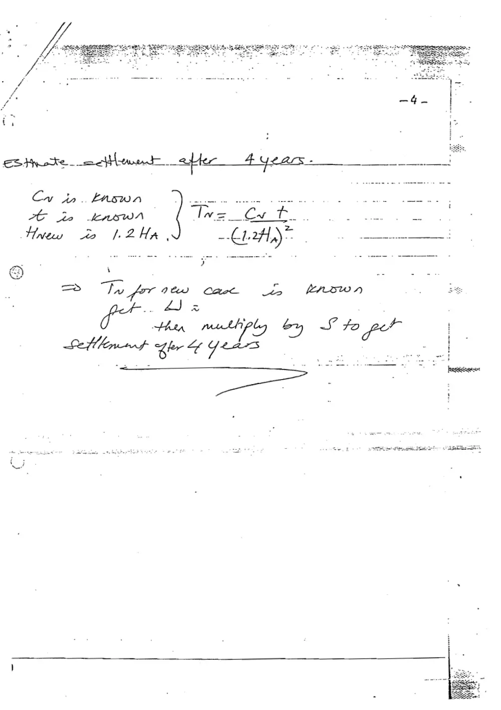 CIVE 431 Exam 2 Solution, Spring 2001, page 7