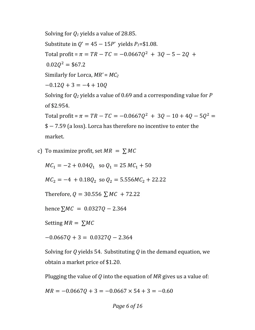 BUSS 230 Homework Solution, Spring 2012, page 6