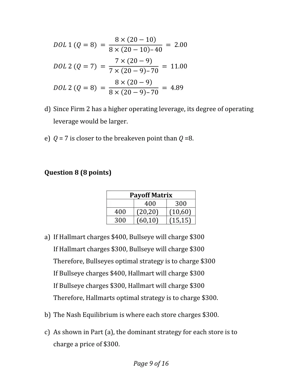 BUSS 230 Homework Solution, Spring 2012, page 9