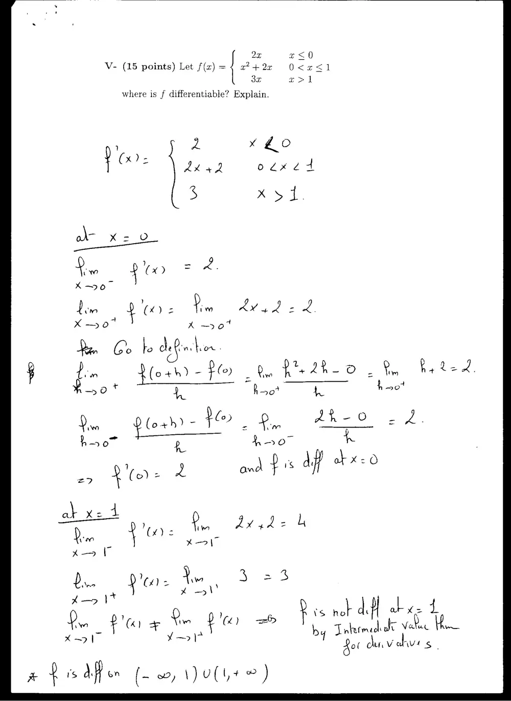 MATH 101 Exam 2, Fall 2005, page 6