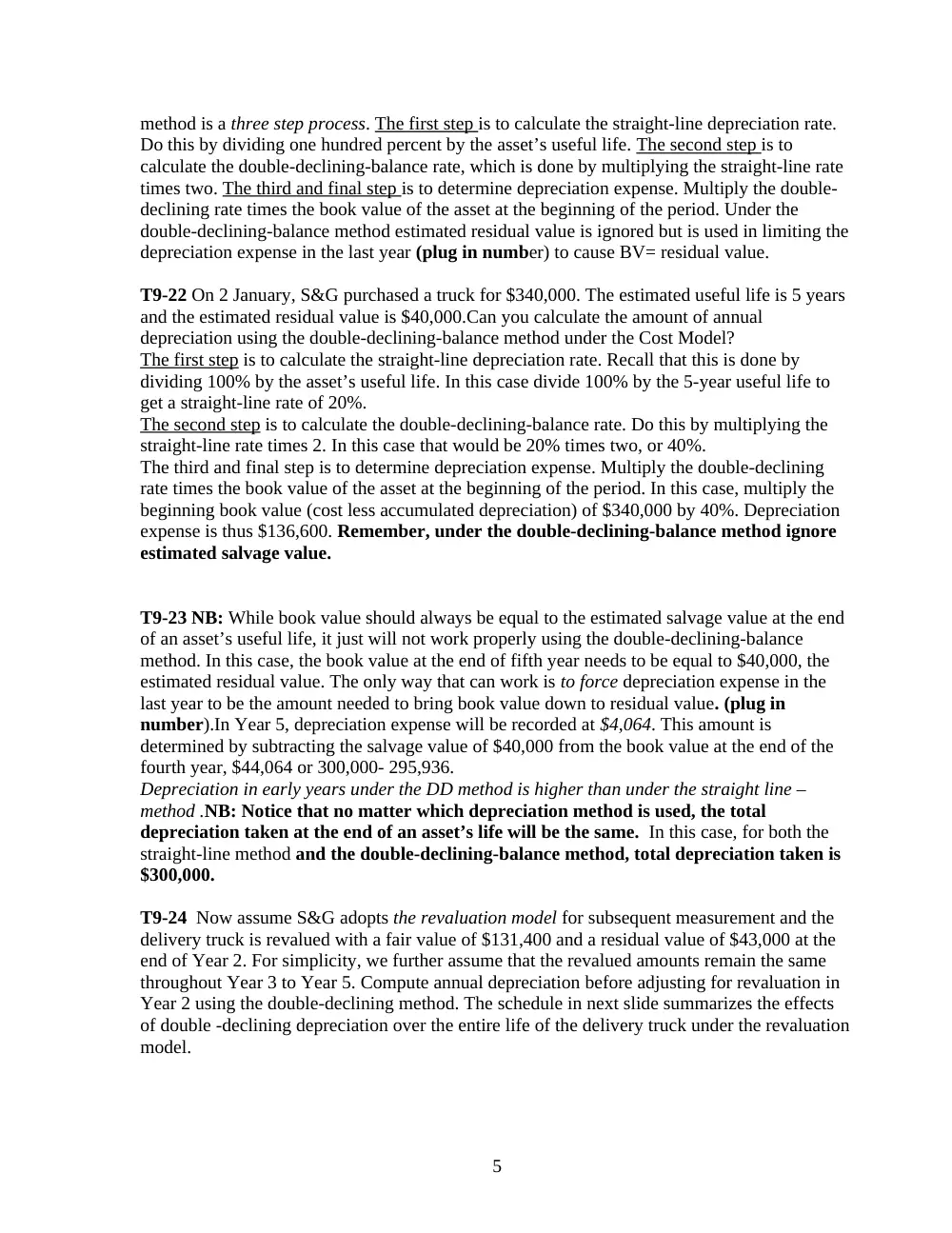 ACCT 210 Notes Ch 9, Fall 2018, page 5