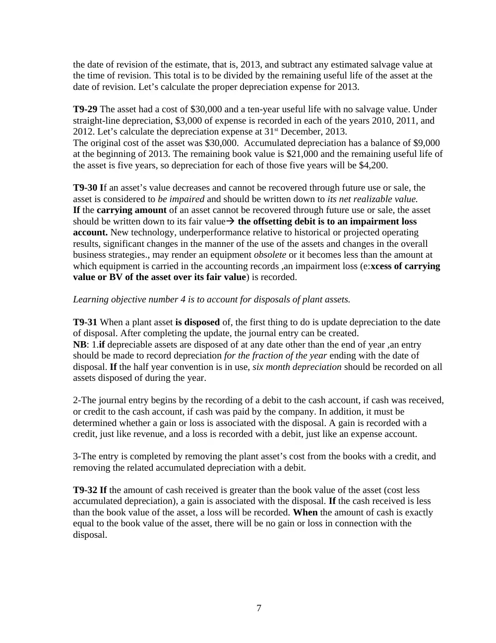 ACCT 210 Notes Ch 9, Fall 2018, page 7