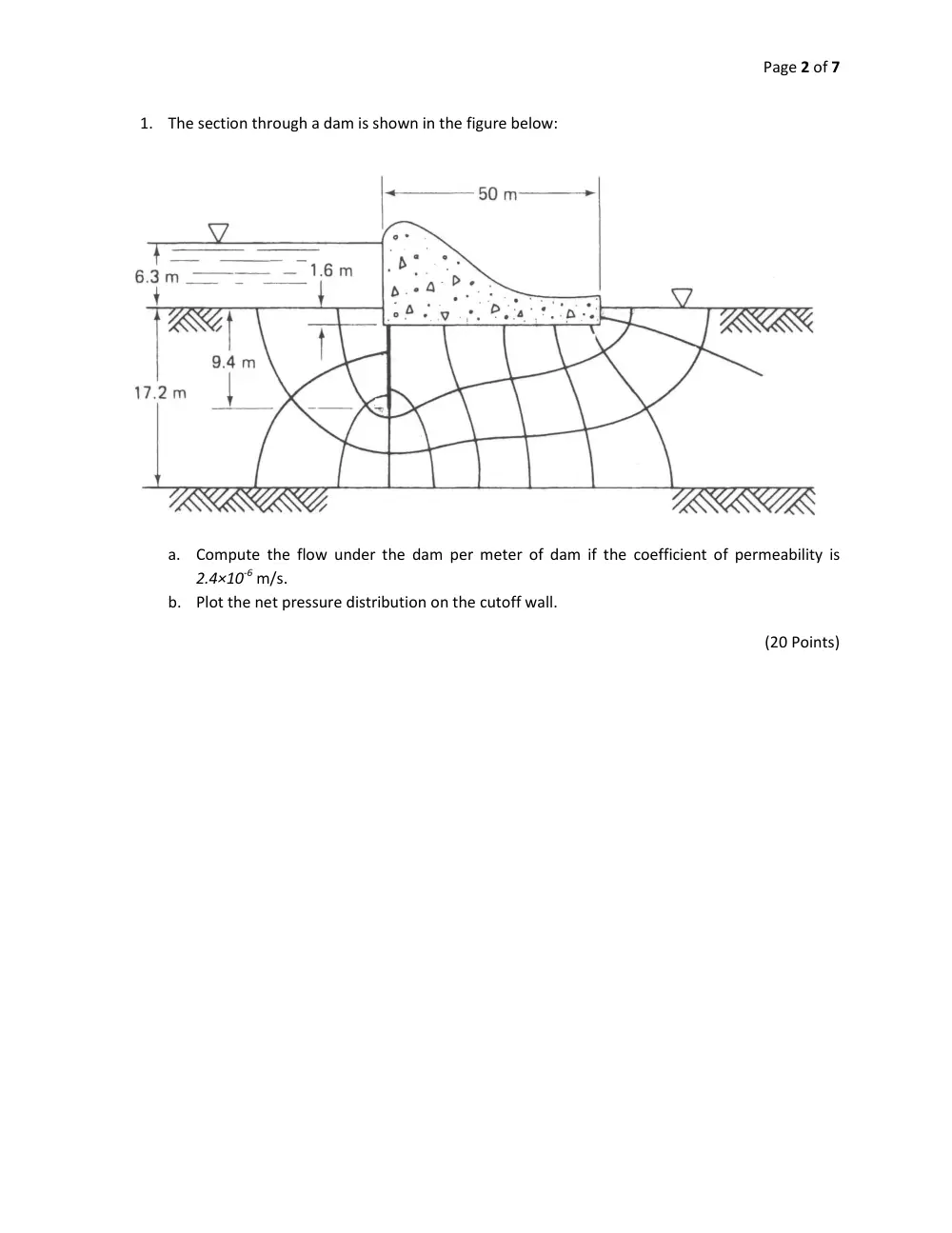 CIVE 431 Final, Fall 2009, page 2