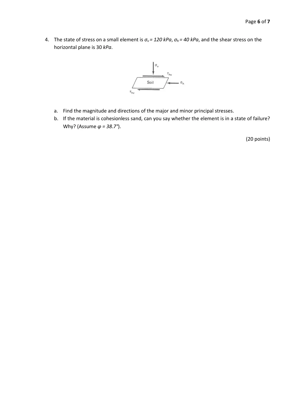 CIVE 431 Final, Fall 2009, page 6