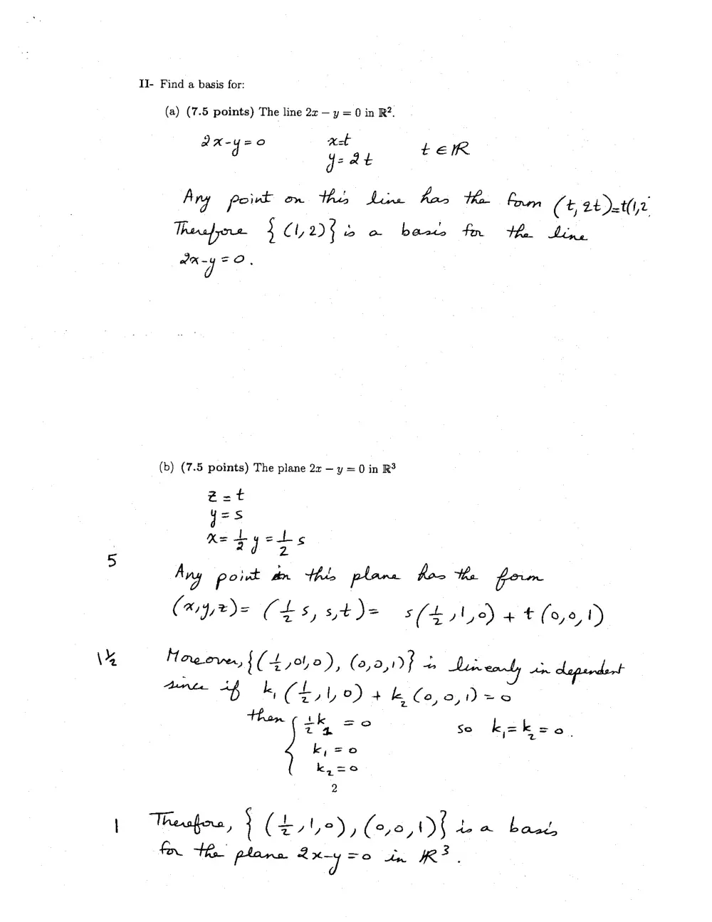 MATH 218 Exam 2 with Solution, Fall 2006, page 2