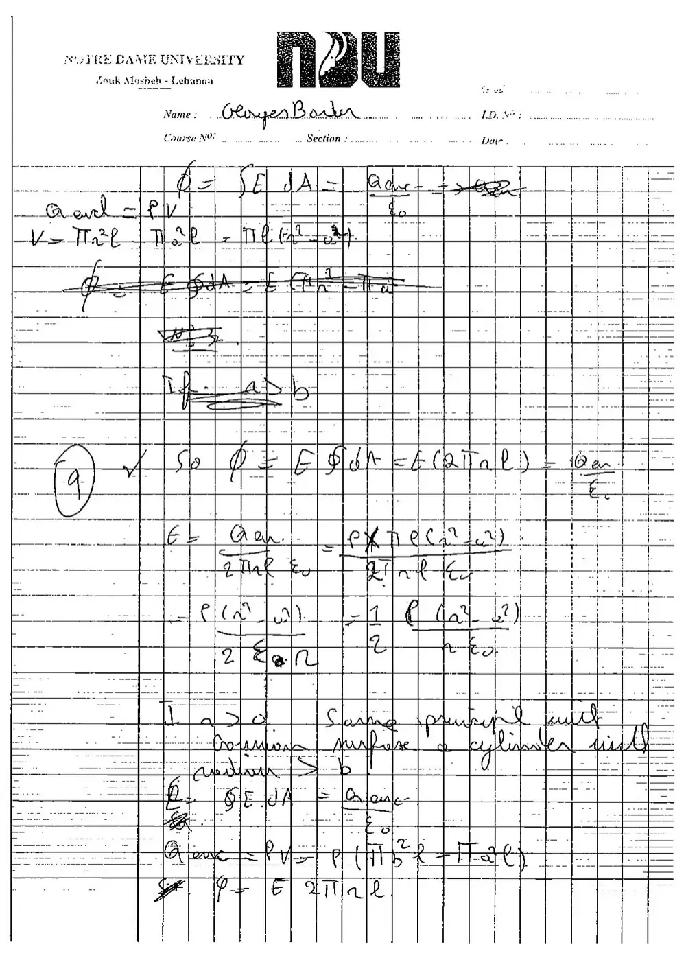 PHS 212 Midterm with Solution, Spring 2005, page 5