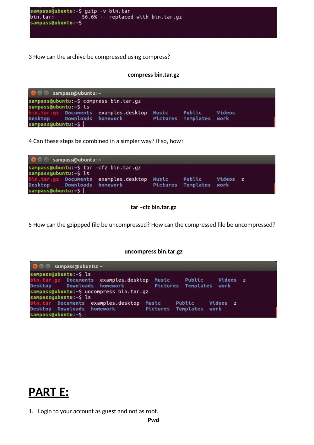 ICT 225 Project Linux Project, Fall 2017, page 10