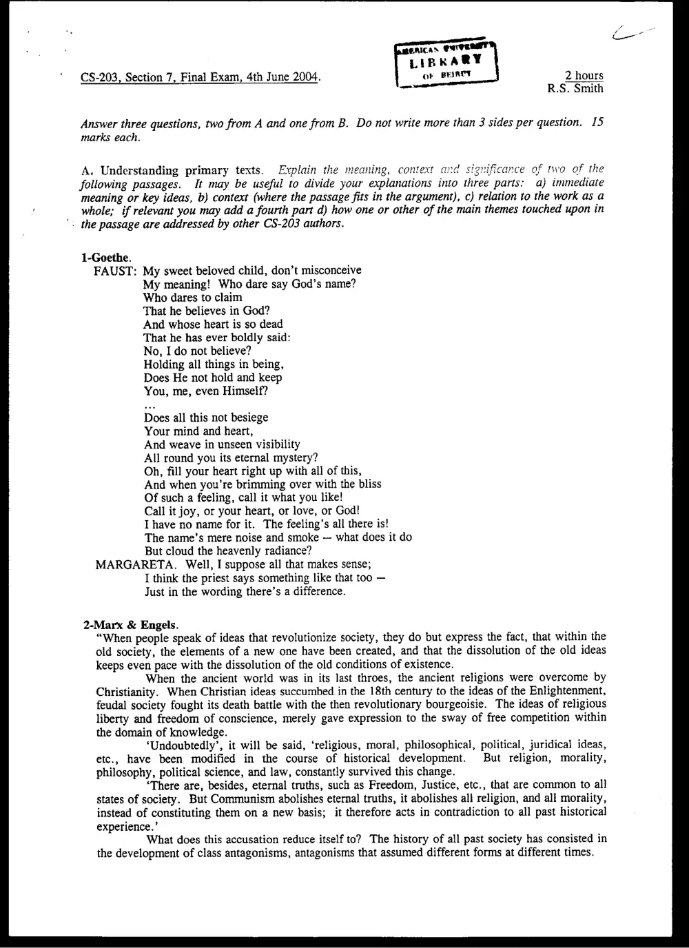 CVSP 203 Final, Spring 2004, page 1