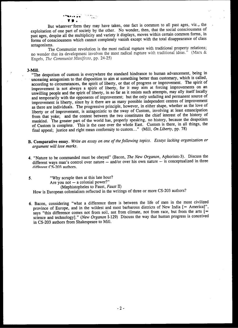 CVSP 203 Final, Spring 2004, page 2