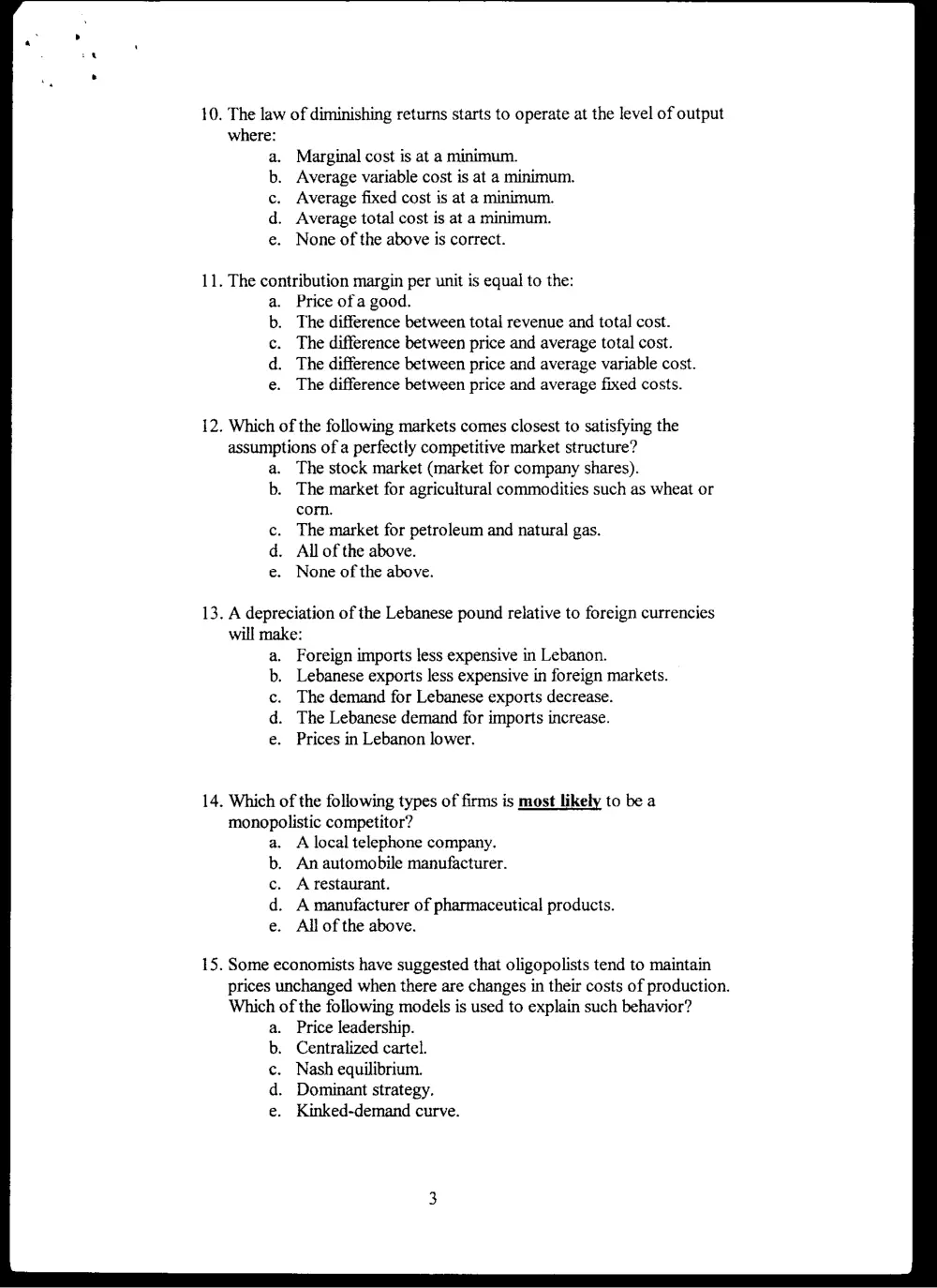 BUSS 230 Final, Spring 2004, page 3