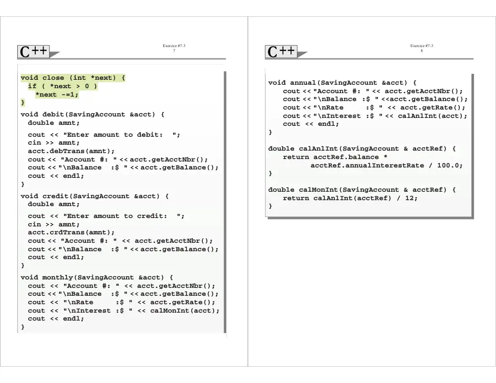 CSC 213 Problems Sec 7.3, Fall 2007, page 4
