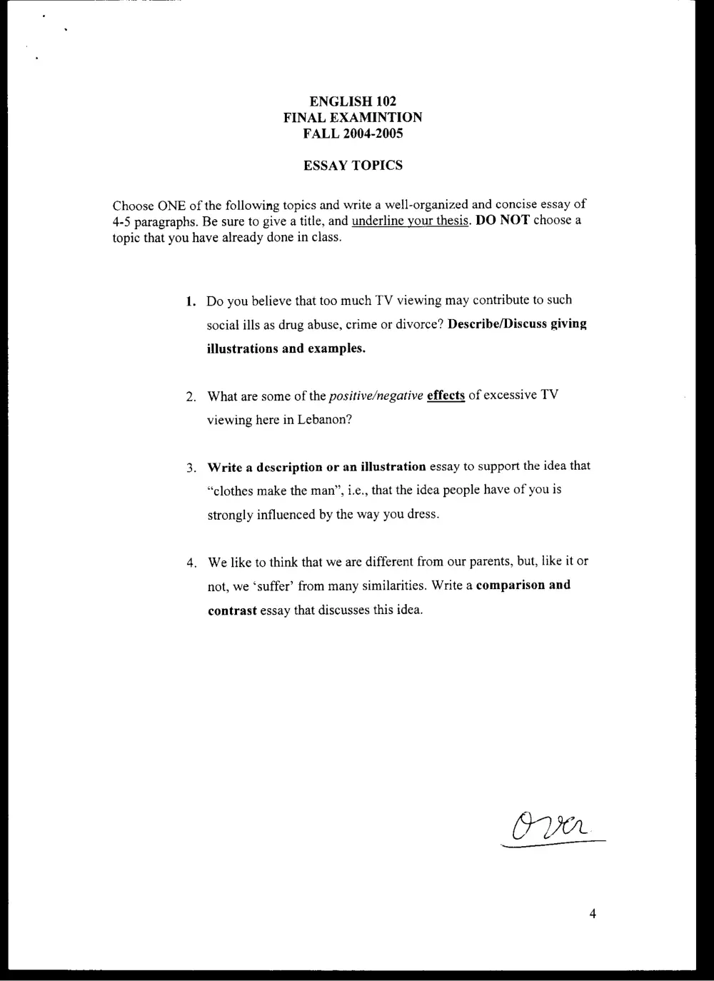 ENG 102 Final, Fall 2004, page 7