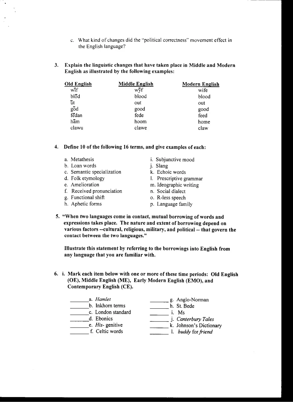 ENG 229 Final, Spring 2000, page 2