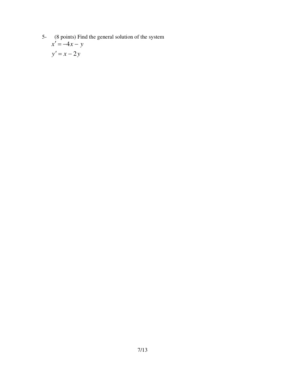 MAT 235 Final, Fall 2004, page 6