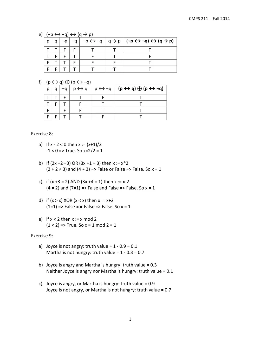 CMPS 211 Homework Assignment 01 Solution, Fall 2014, page 3