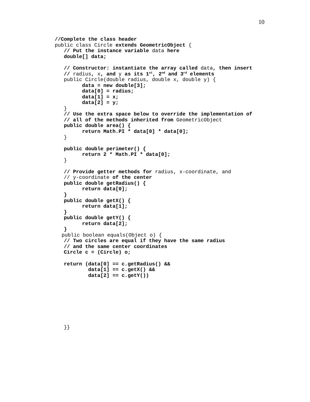 COE 212 Final, Spring 2013, page 10