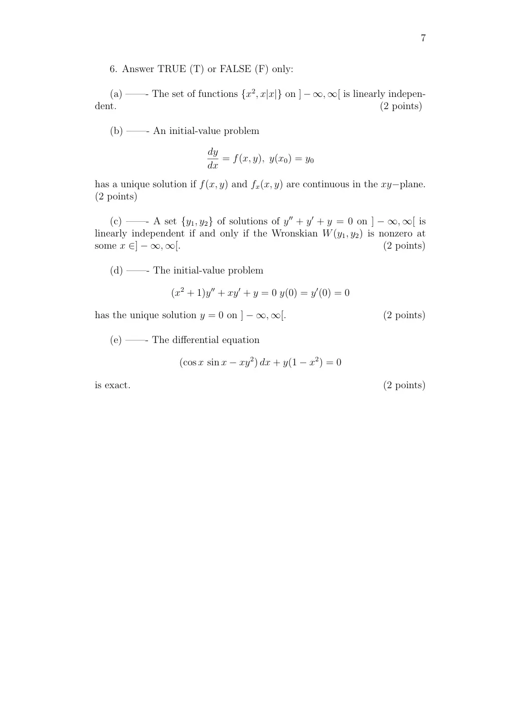 MATH 202 Exam 1, Fall 2002, page 7