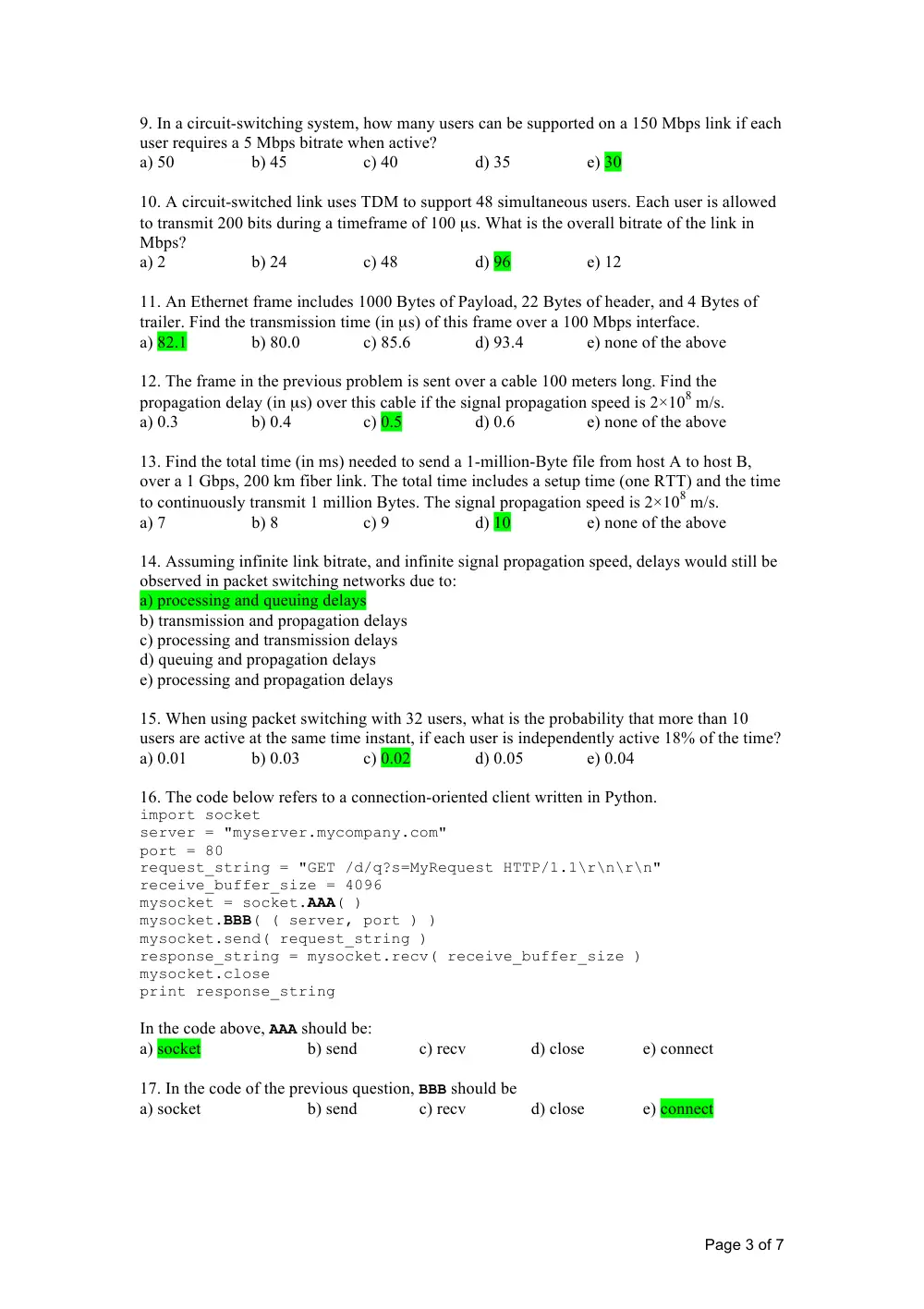 EECE 450 Midterm with Soln, Spring 2014, page 3