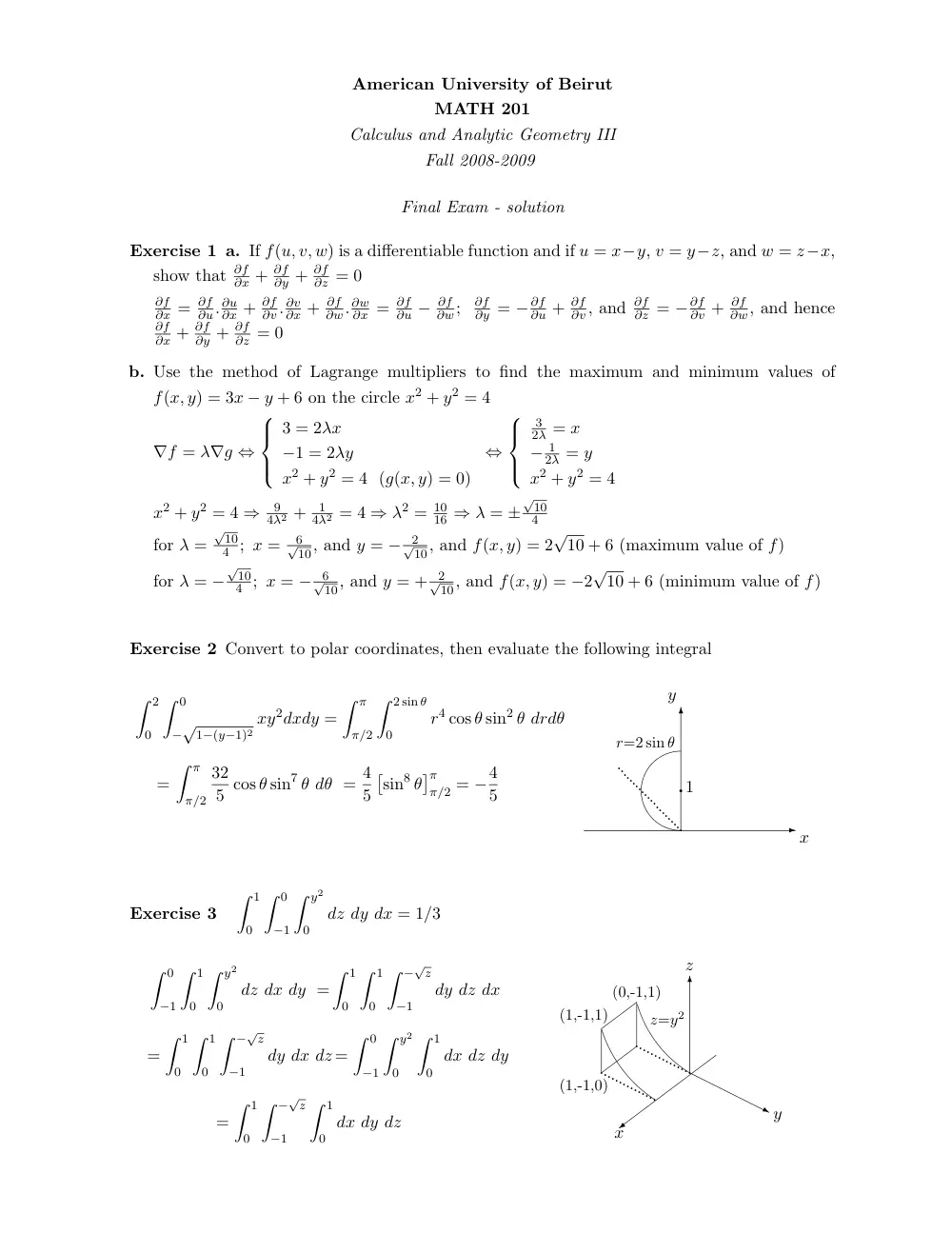 MATH 201 Final, Fall 2008, page 1