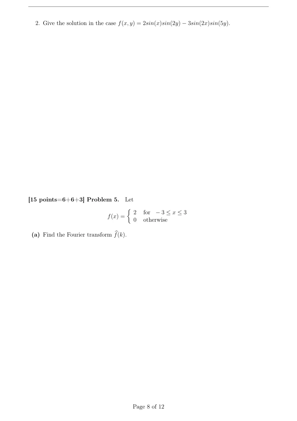MATH 212 Final, Spring 2016, page 8