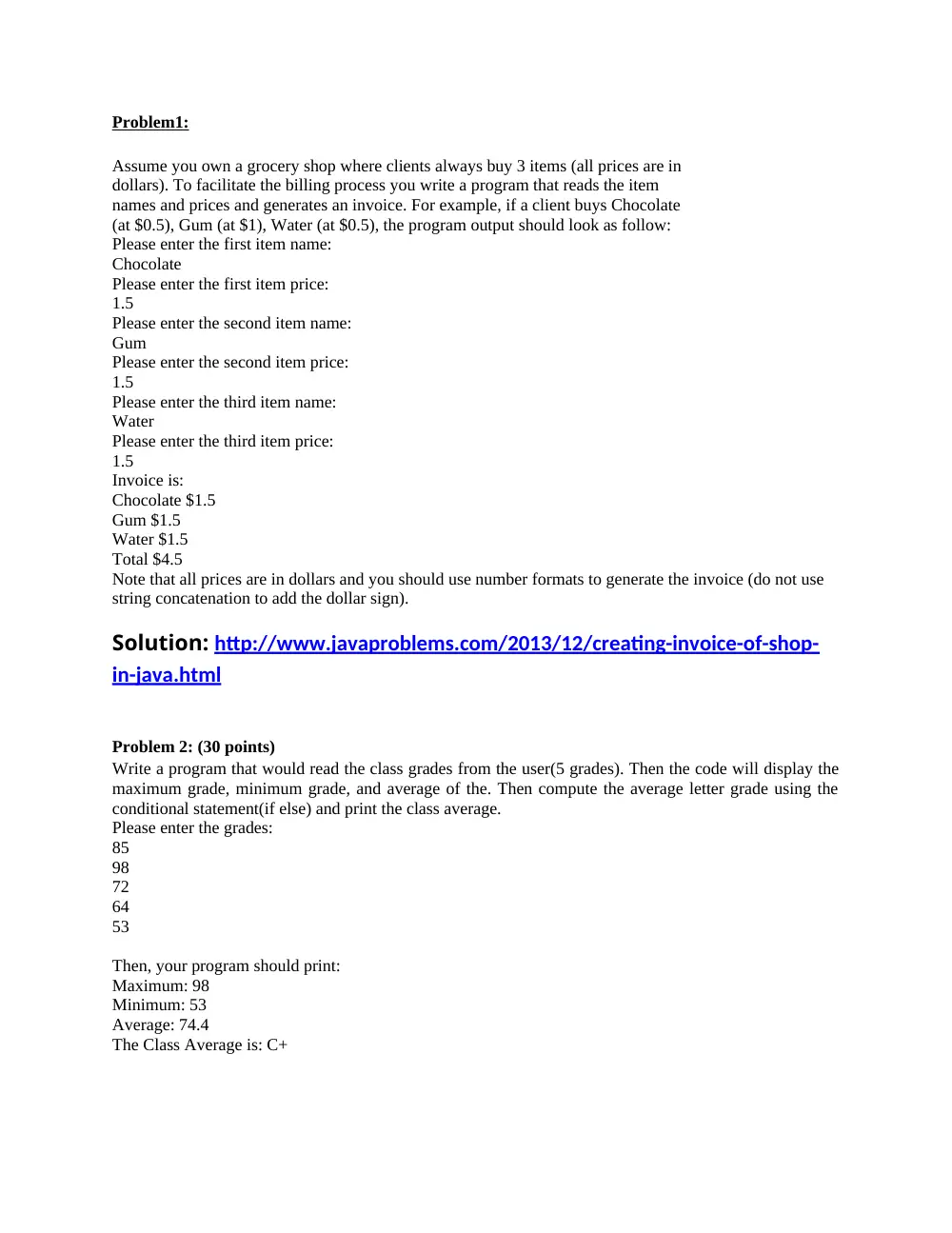 CSC 243 Lab 2, Fall 2012, page 1