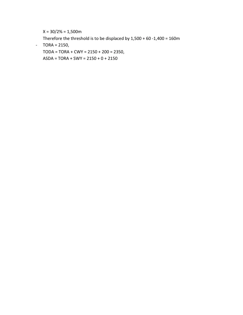 CIVE 461 Problems Airport Problems and Solution, Fall 2014, page 4