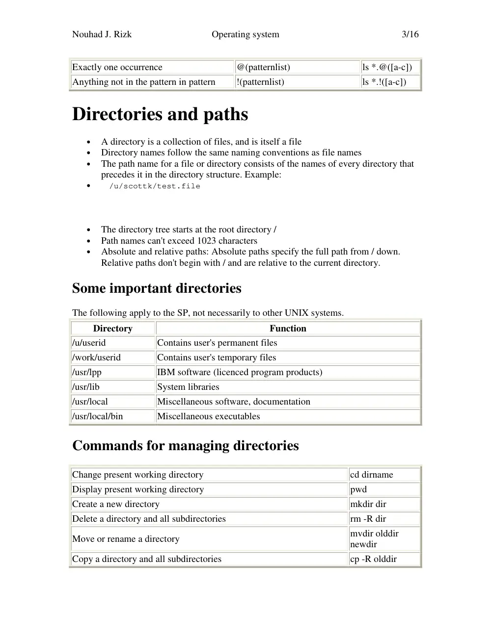 CSC 414 Tutorial, Spring 2003, page 3