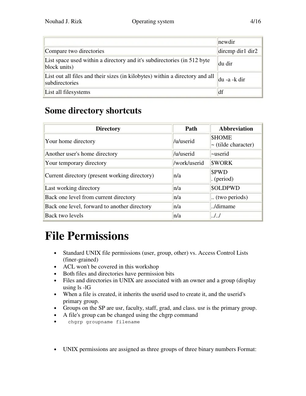 CSC 414 Tutorial, Spring 2003, page 4