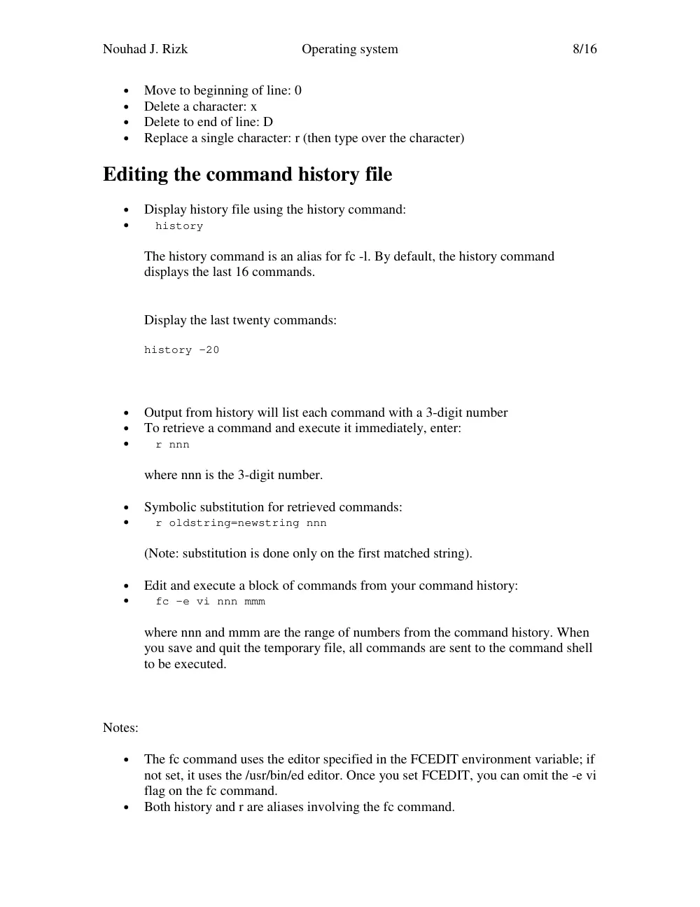 CSC 414 Tutorial, Spring 2003, page 8