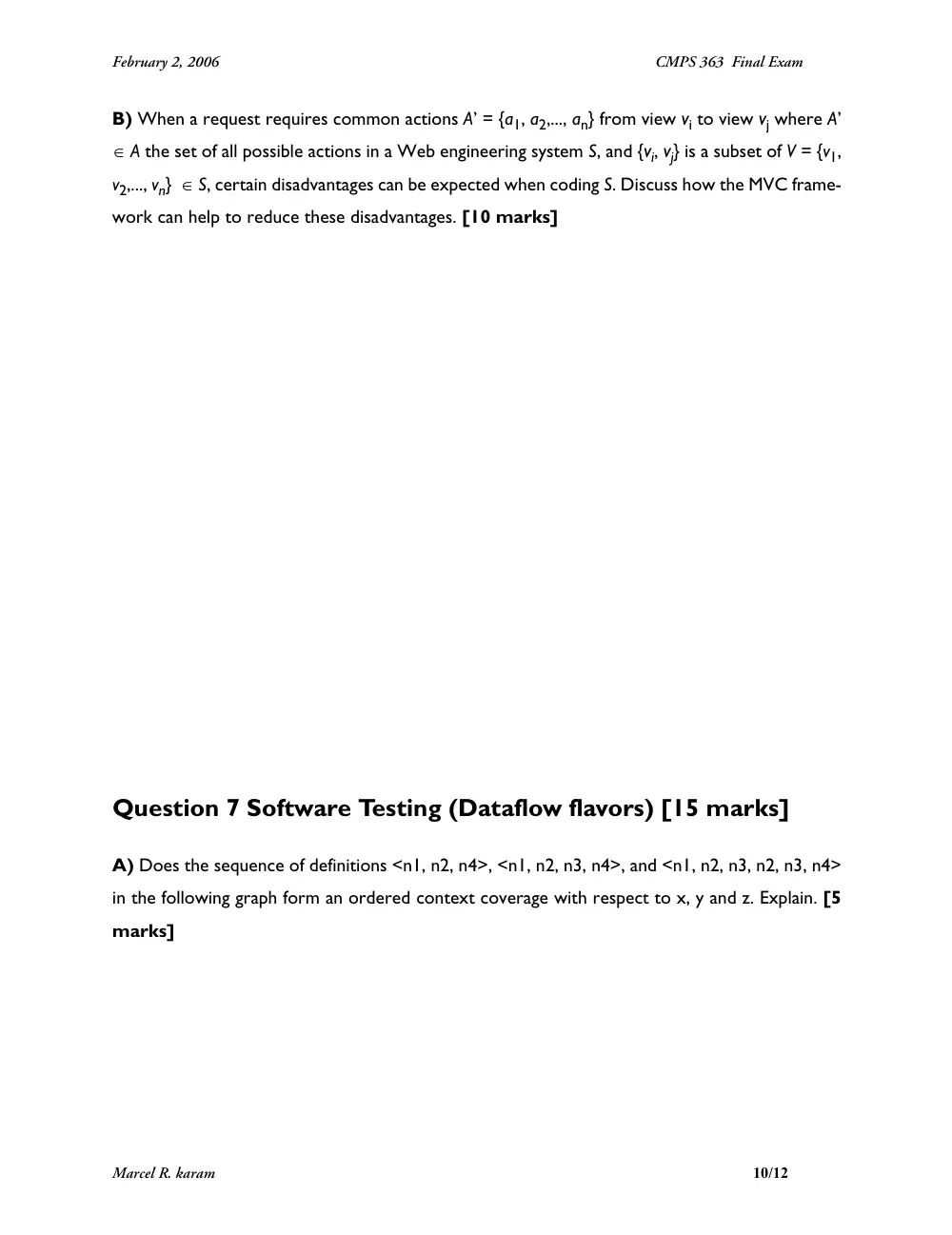 CMPS 363 Final, Fall 2005, page 10