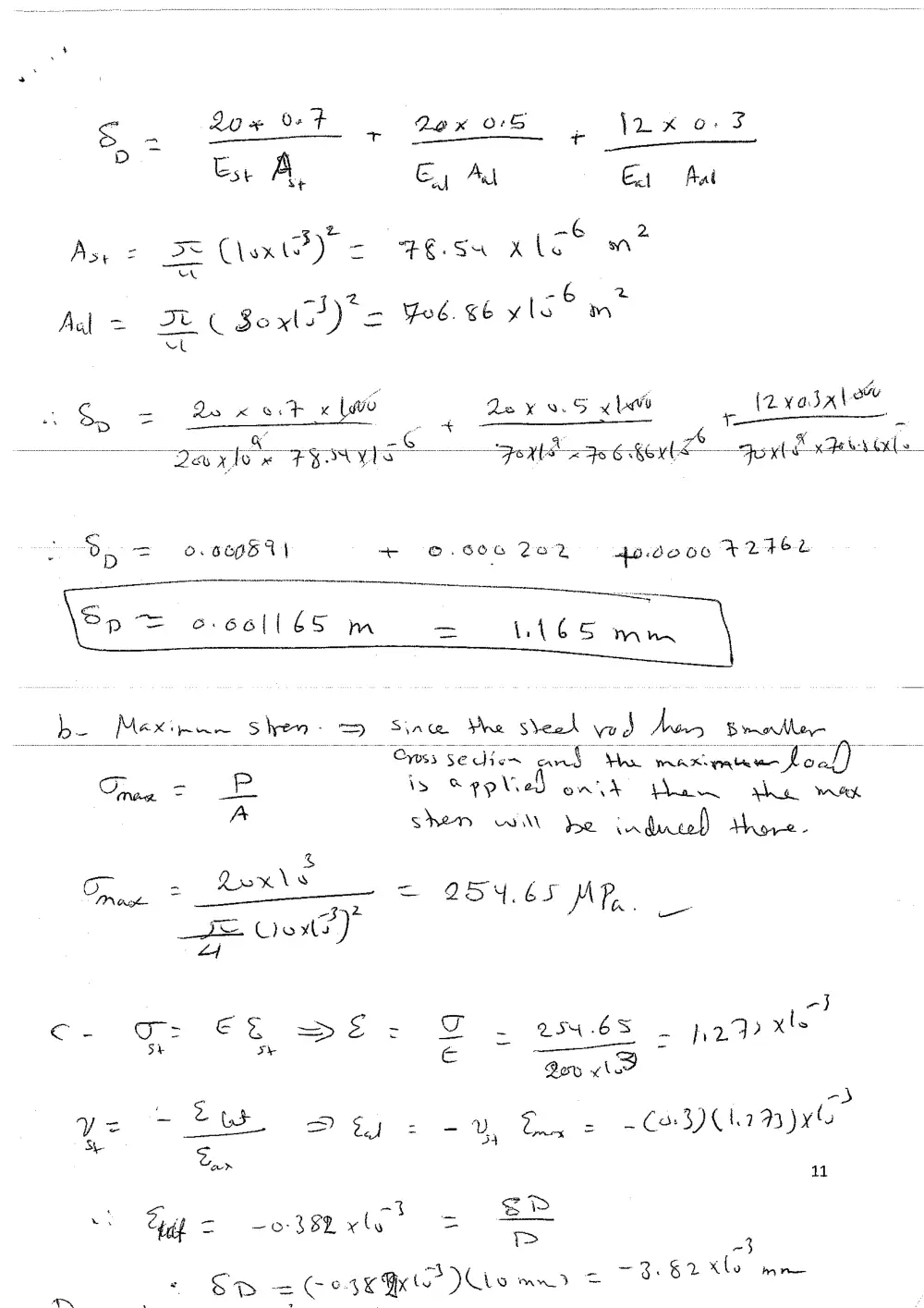 MECH 320 Final with Solution, Spring 2010, page 9