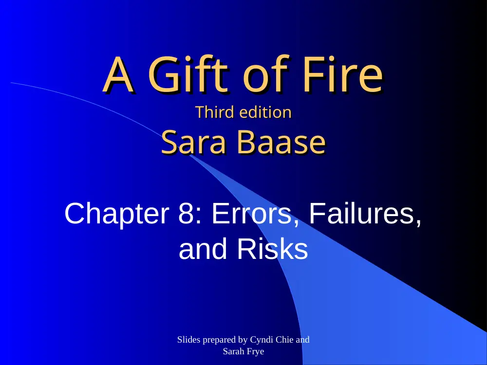 CSC 480 Chapter 8, page 1