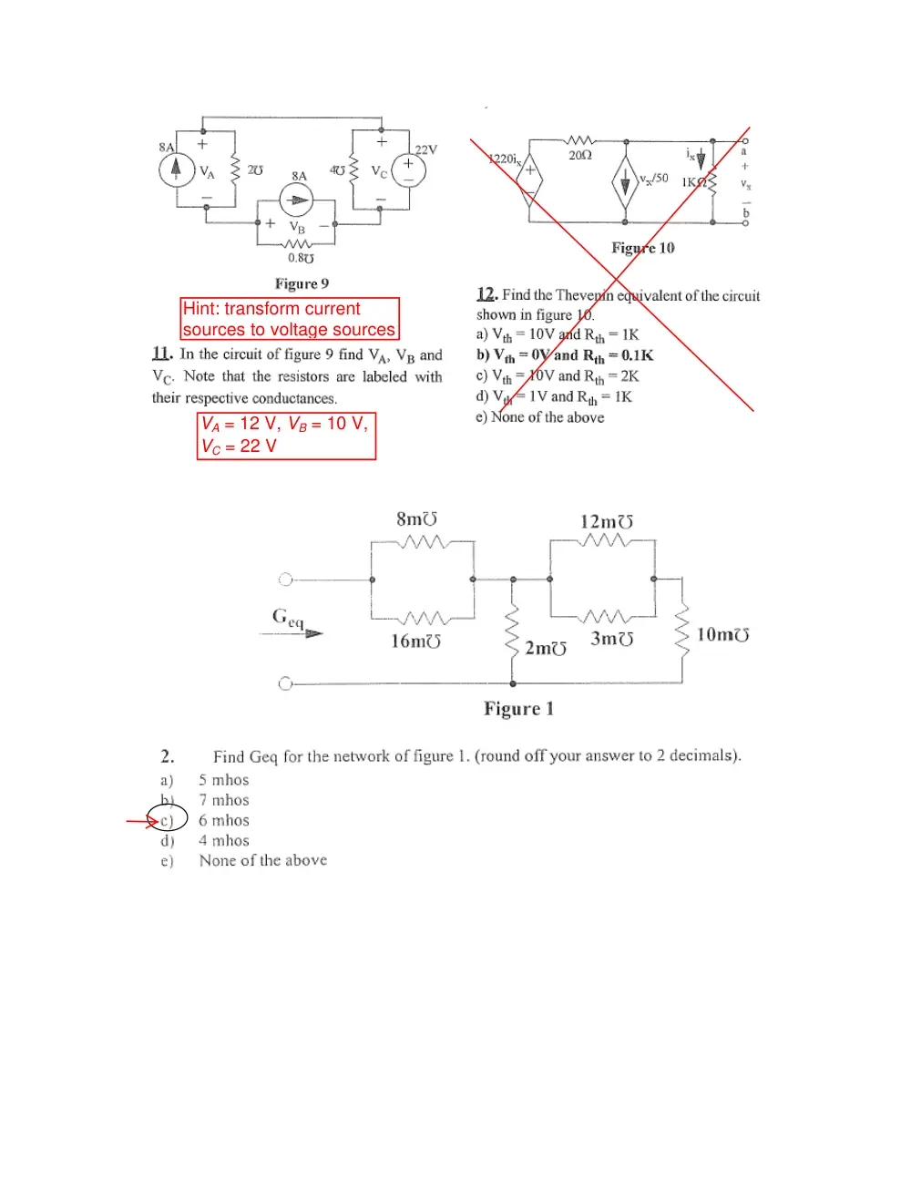 EECE 210 Problems, Fall 2010, page 5