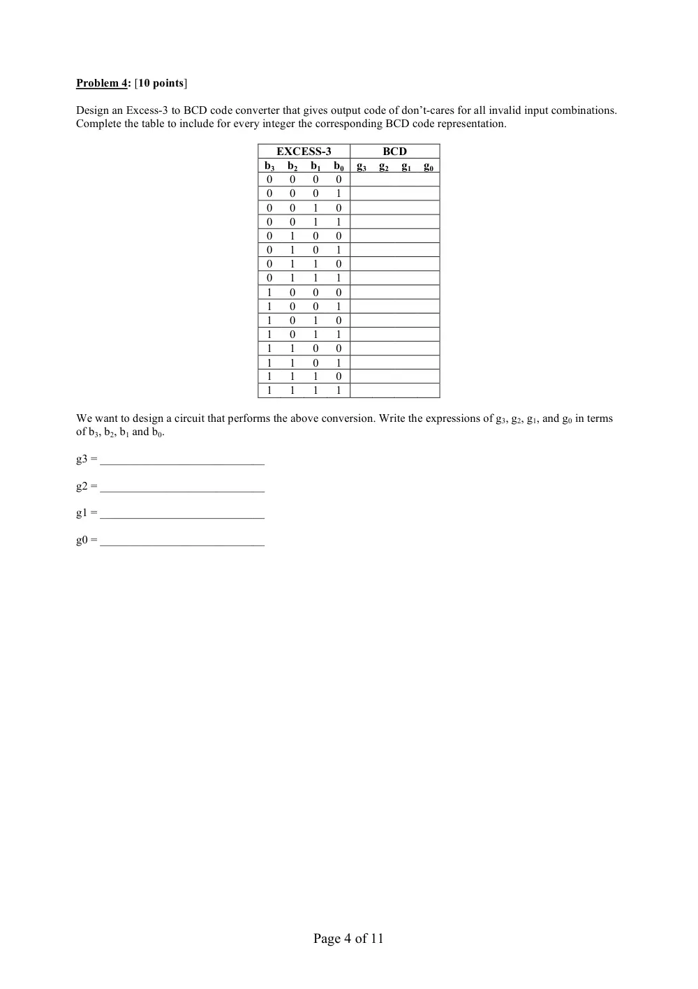 EECE 320 Midterm, Fall 2004, page 4