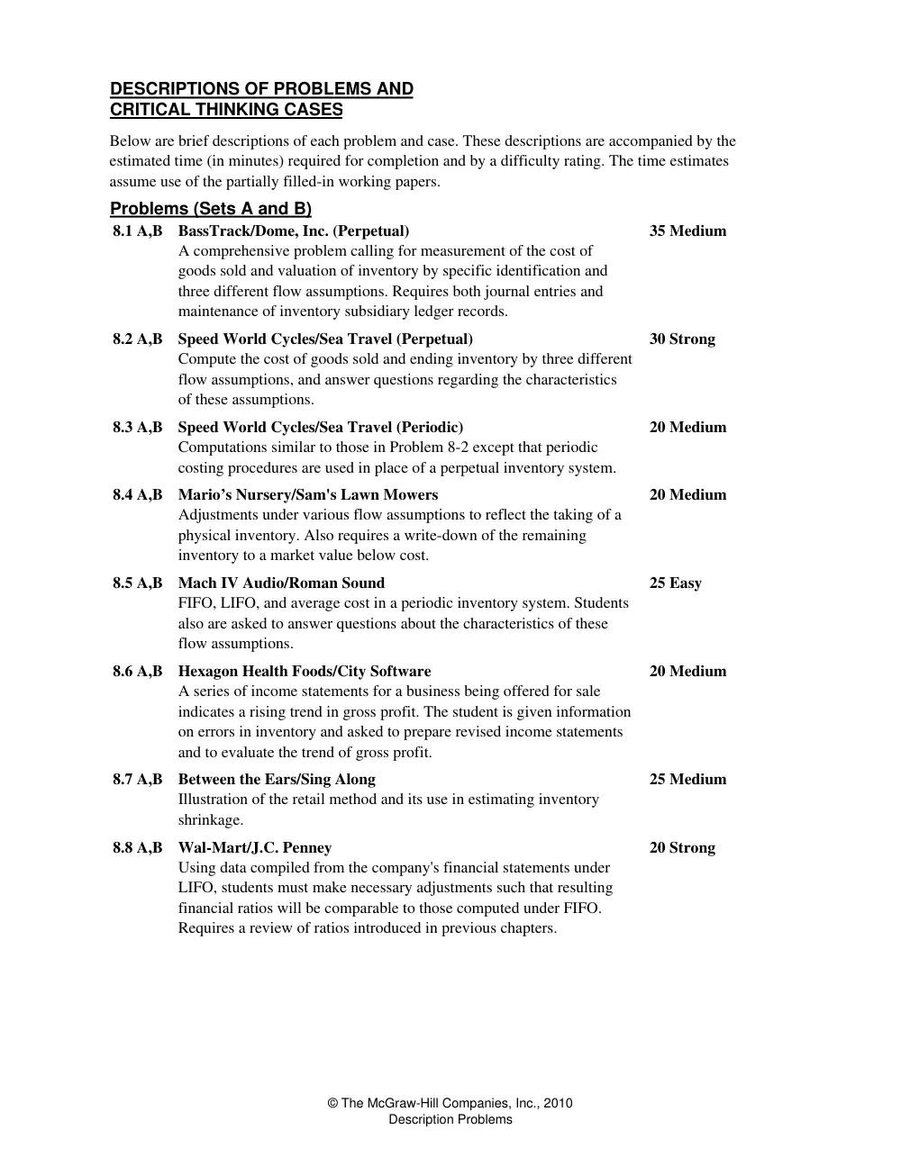 ACO 201 Problems Chapter 8 Solutions, Spring 2013, page 3