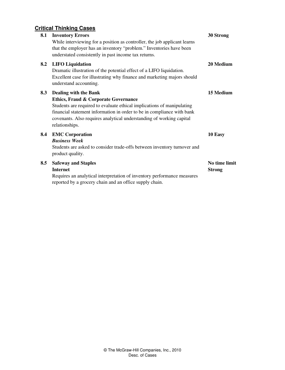 ACO 201 Problems Chapter 8 Solutions, Spring 2013, page 4