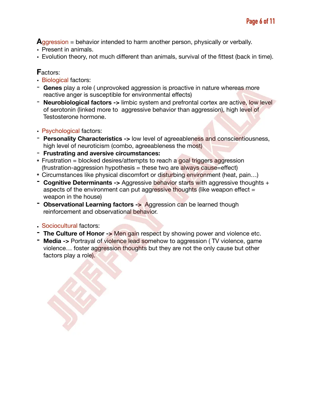PSYC 201 Chapter 13, Spring 2018, page 6