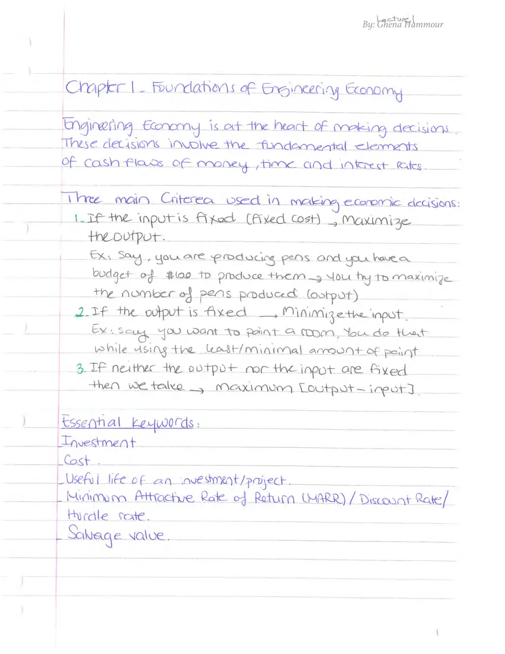 INDE 301 Notes, Fall 2016, page 2