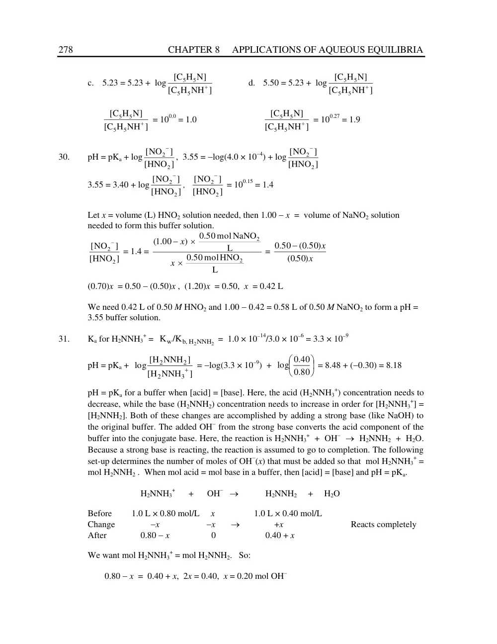 CHM 201 Problems Solution for Chap 8, Fall 2013, page 9