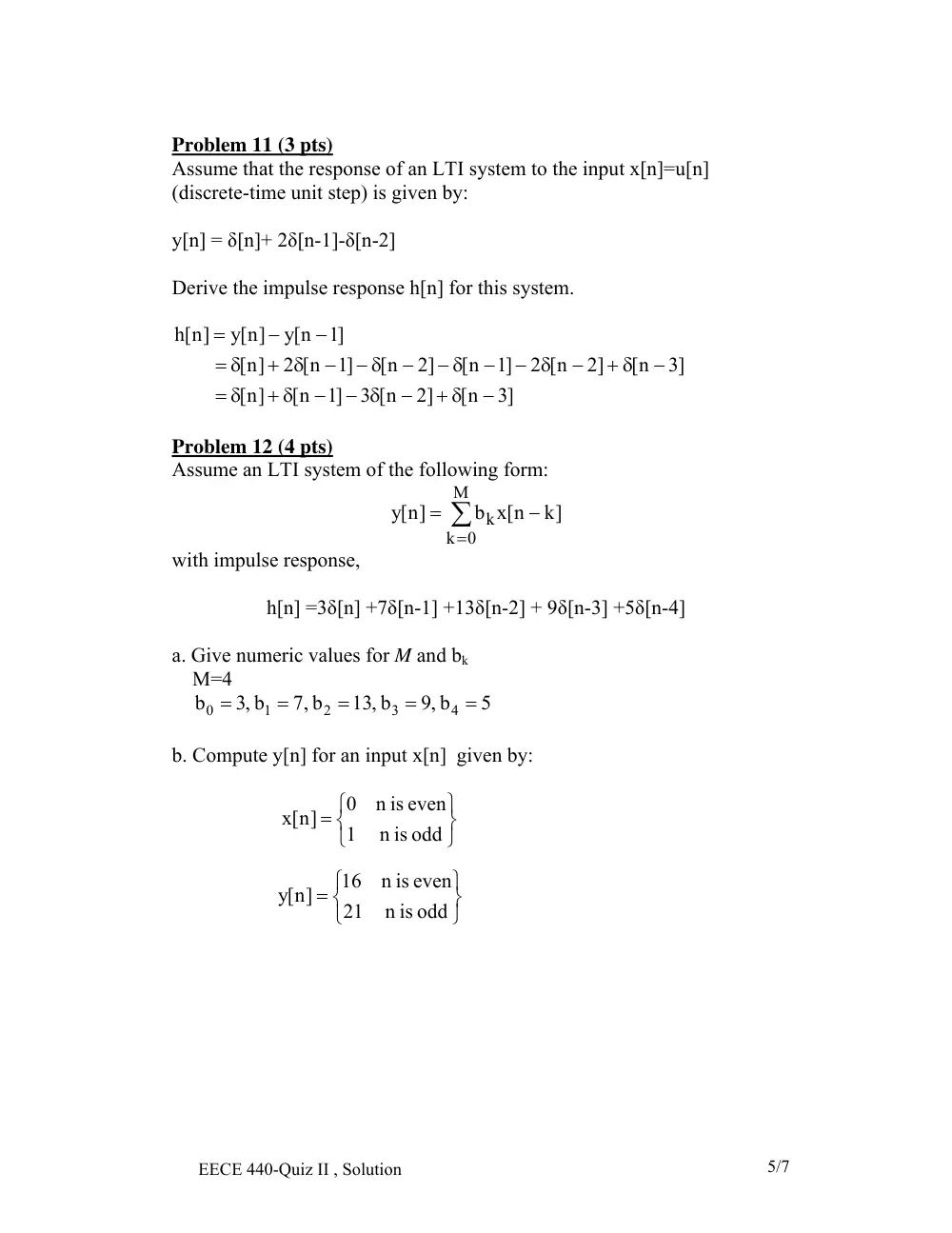 EECE 340 Exam 2, Fall 2005, page 5