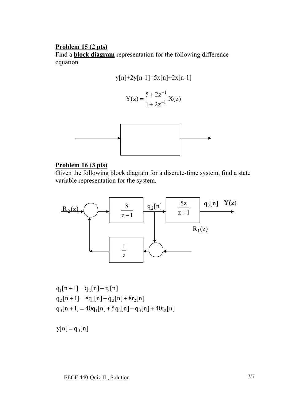 EECE 340 Exam 2, Fall 2005, page 7