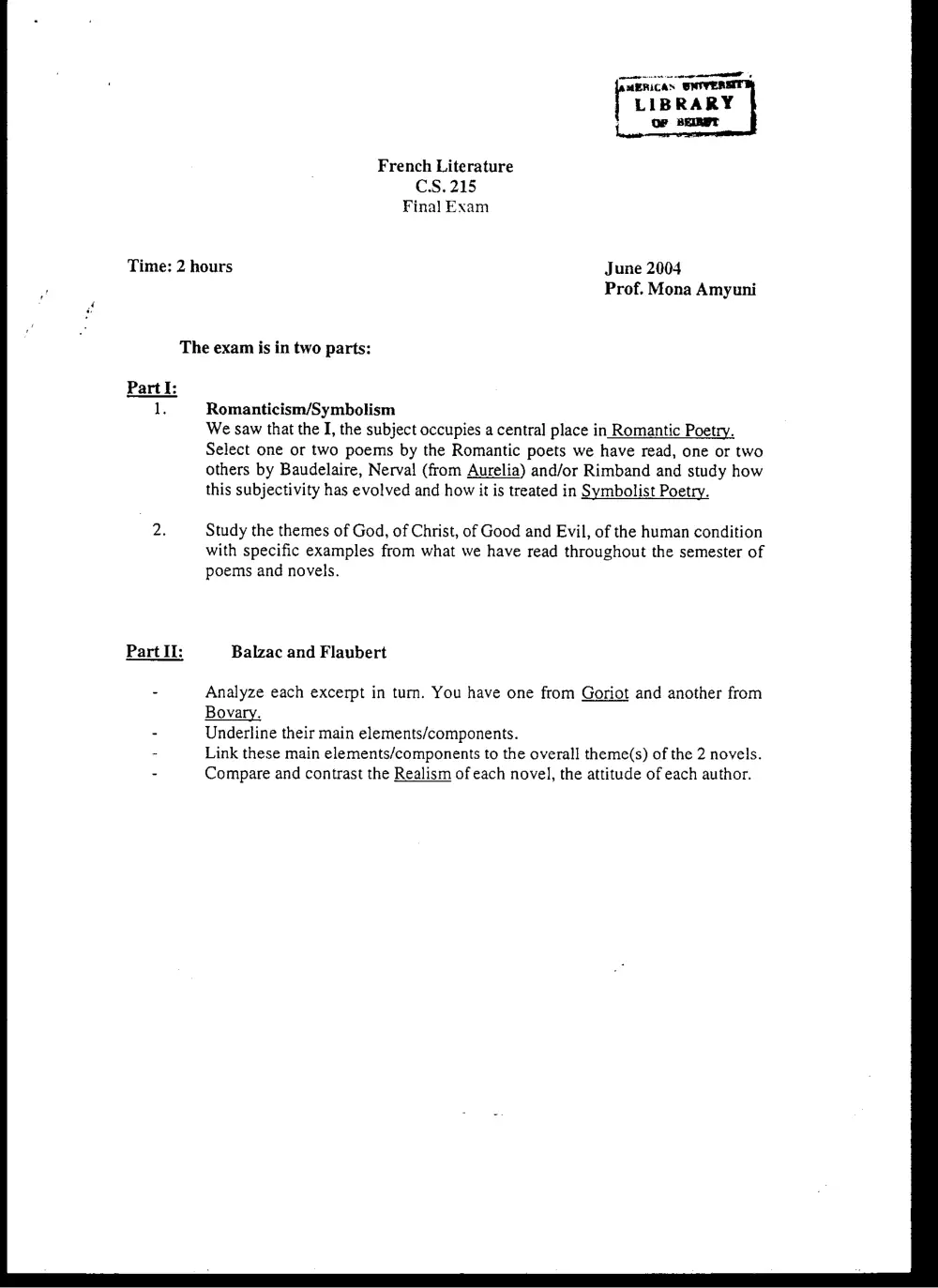 CVSP 215 Final, Spring 2004, page 1