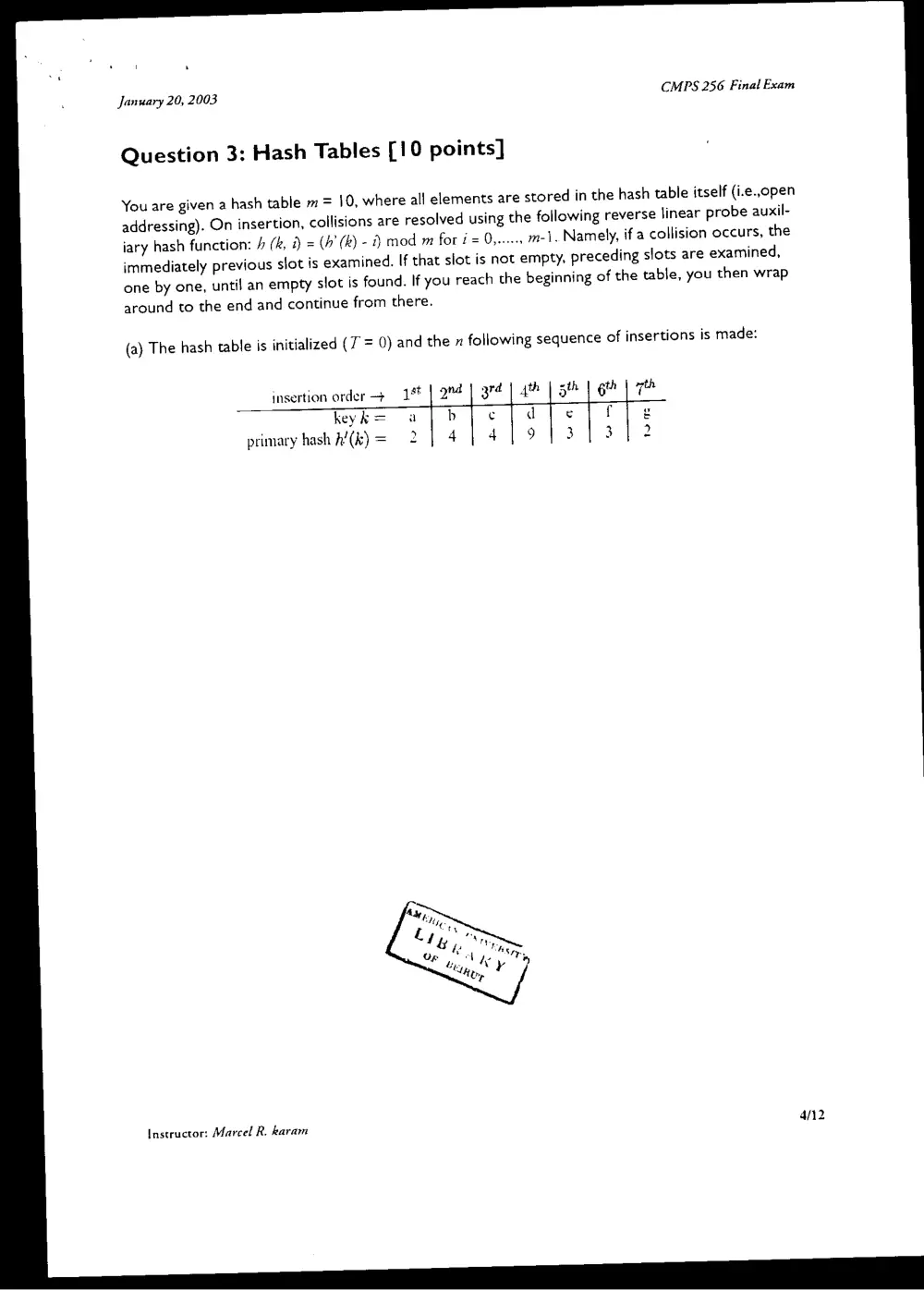CMPS 256 Final, Fall 2003, page 4