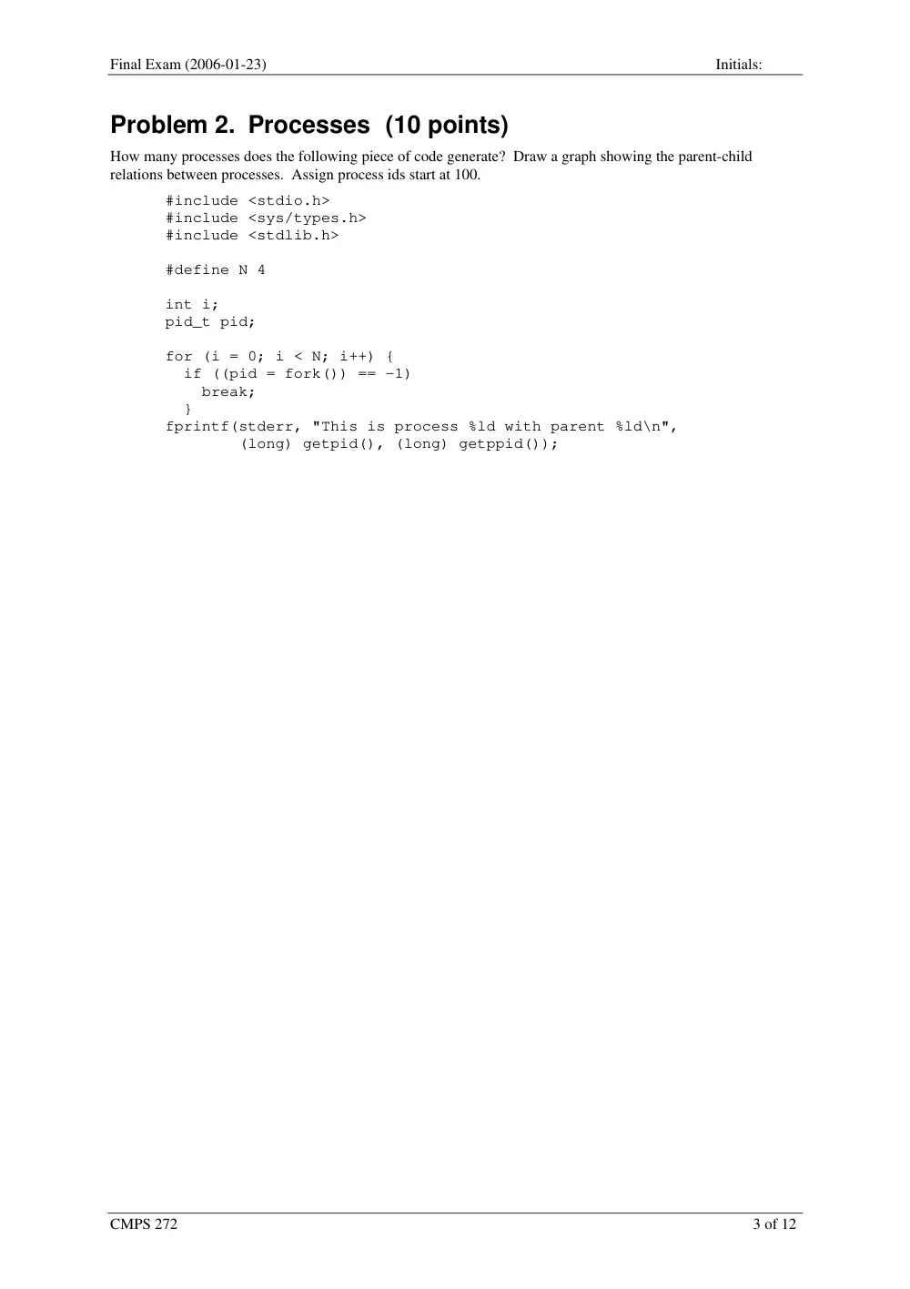 CMPS 272 Final, Fall 2005, page 3