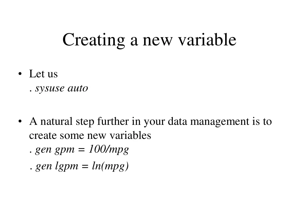 ECO 332 Tutorial Stata, Spring 2016, page 8