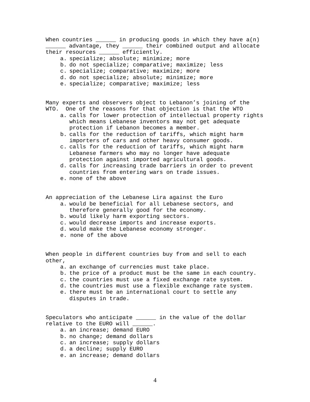 ECO 202 Final Sample, Fall 2013, page 4