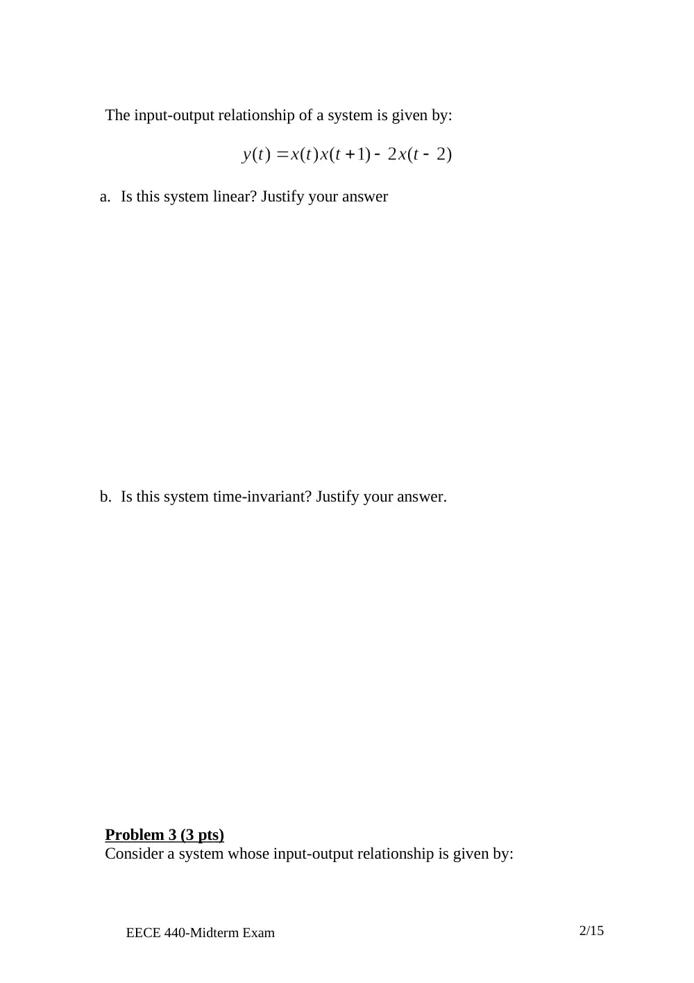 EECE 340 Midterm, Spring 2008, page 2