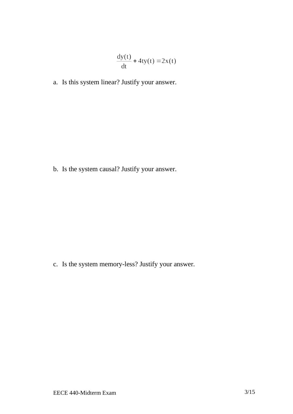 EECE 340 Midterm, Spring 2008, page 3