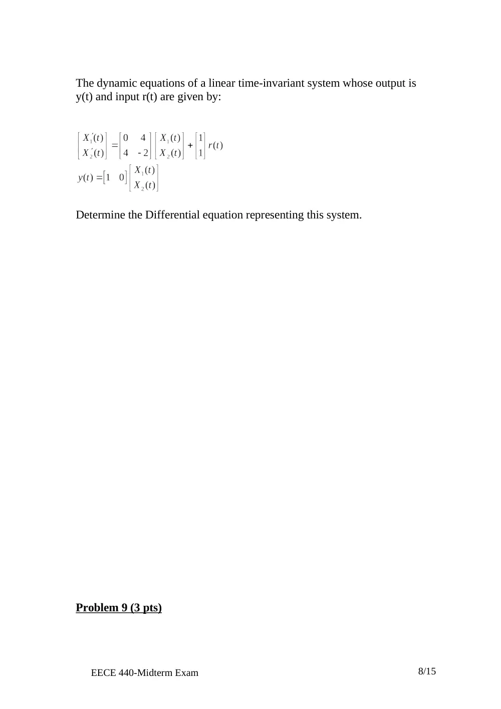 EECE 340 Midterm, Spring 2008, page 8