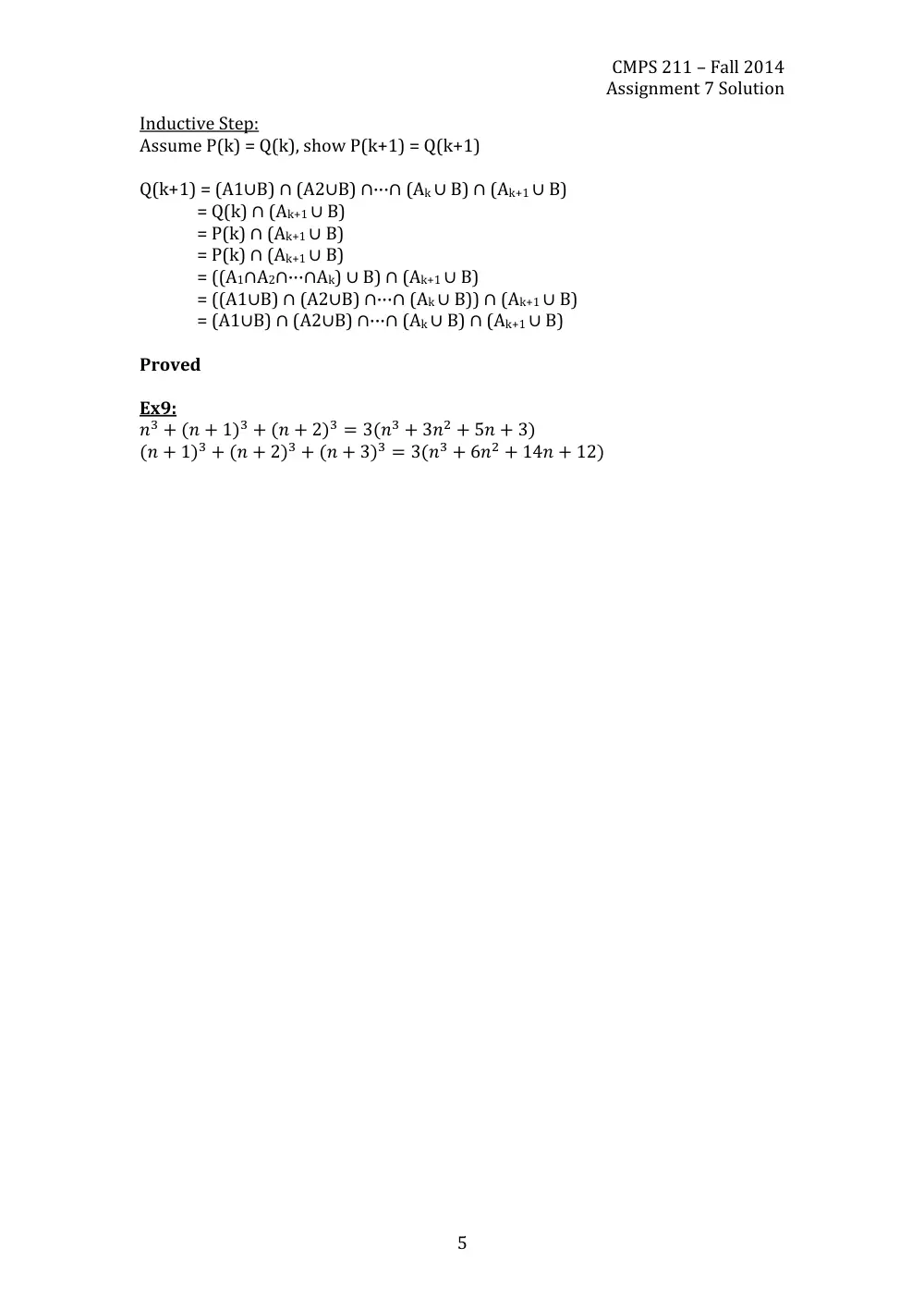 CMPS 211 Homework Assignment 07 Solution, Fall 2014, page 5